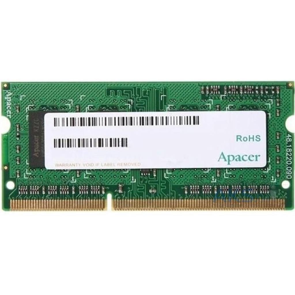 

Модуль памяти для ноутбука SoDIMM DDR3 4GB 1600 MHz Apacer (75.B83DF.G030B)