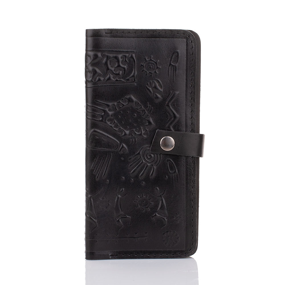 

Кошелек кожаный Dezzle 2601t "Этно" черный