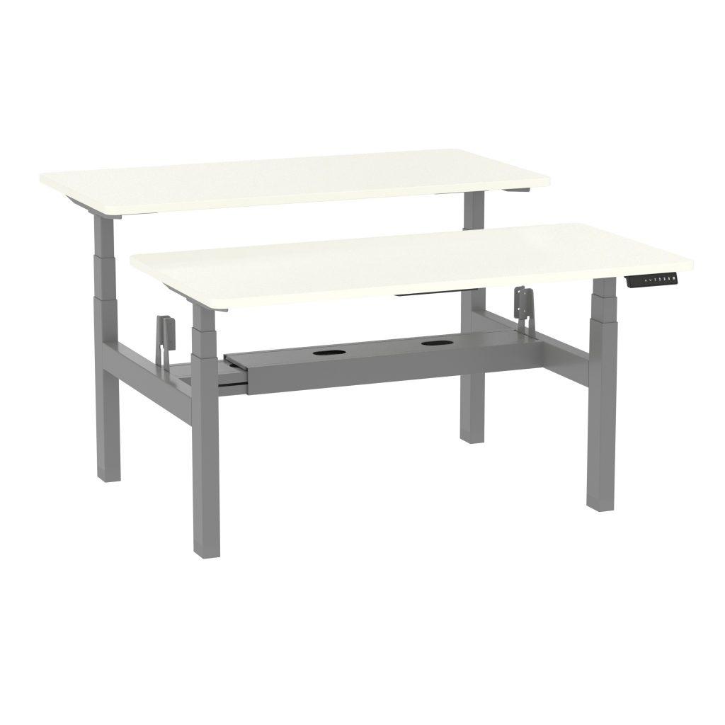 

Регулируемый стол Monotable Flex Duo Gray (столешница белая)