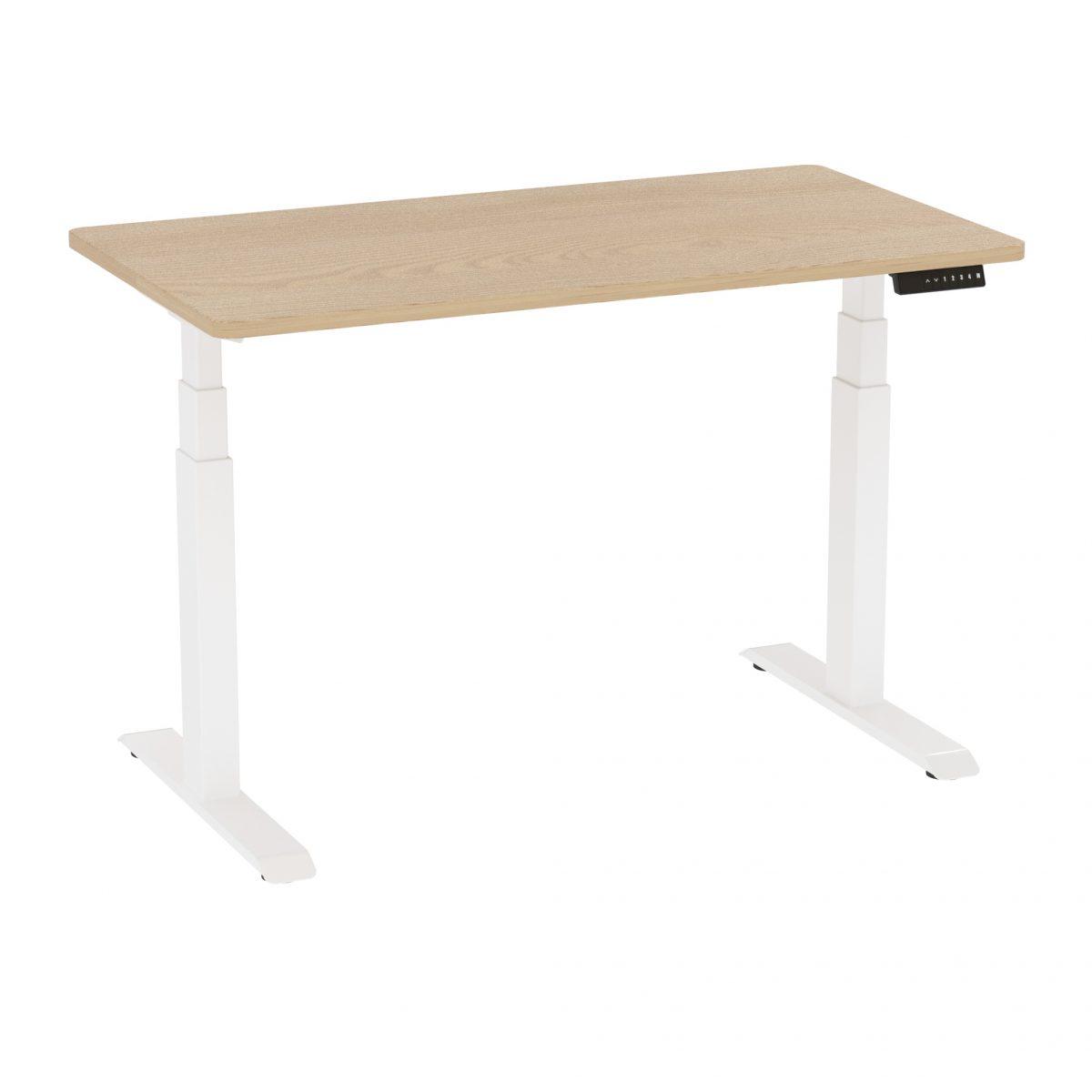 

Регулируемый стол Monotable Flex White (столешница дуб светлый)