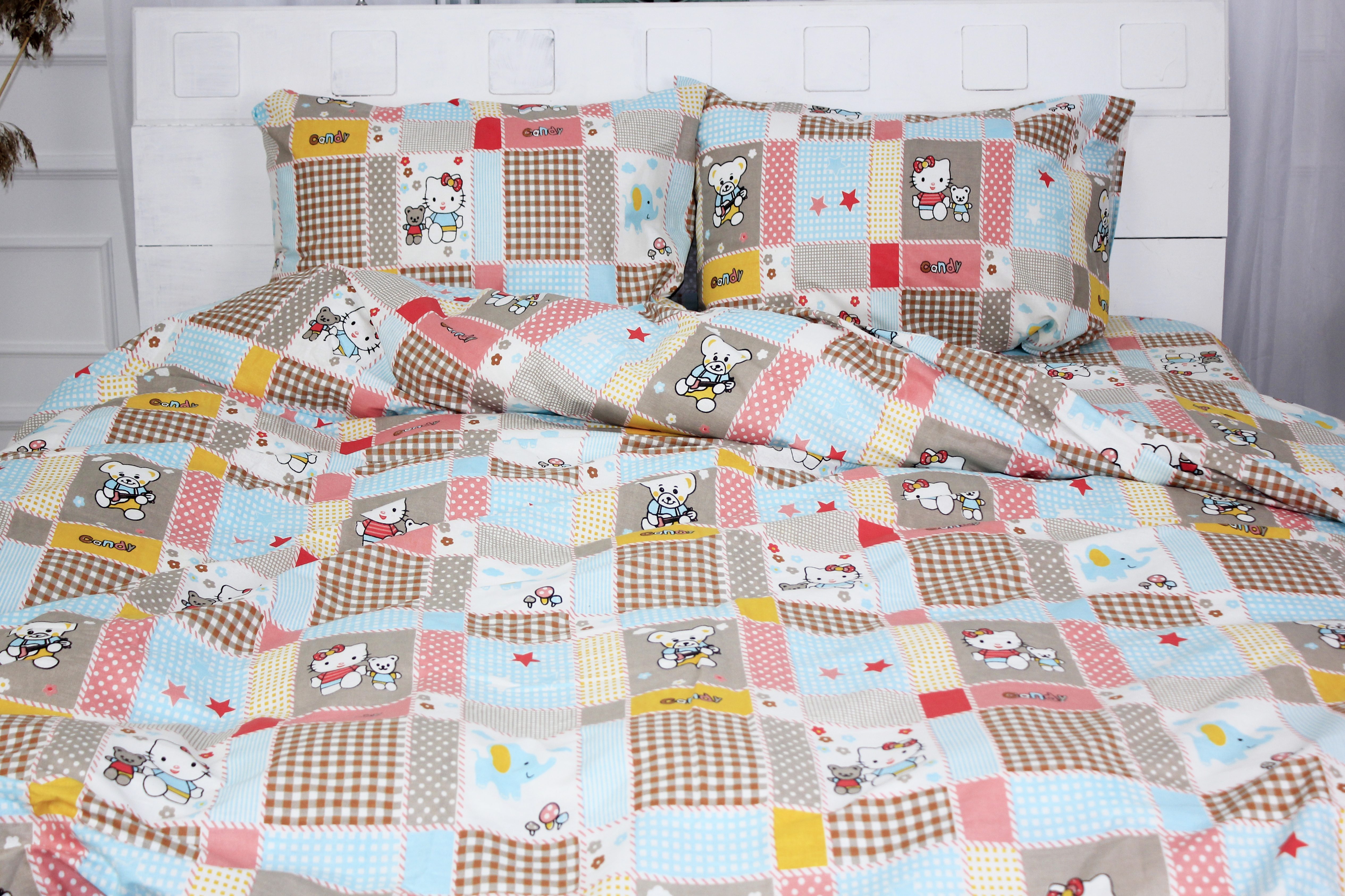 

Комплект постельного белья MirSon Бязь Ranforce Elite 17-0501 Hello kitty 110х140