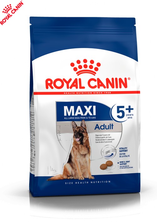 

Сухой полнорационный корм Royal Canin Maxi Adult 5+ - сухой корм для собак крупных пород старше 5 лет 4 кг (3008040)