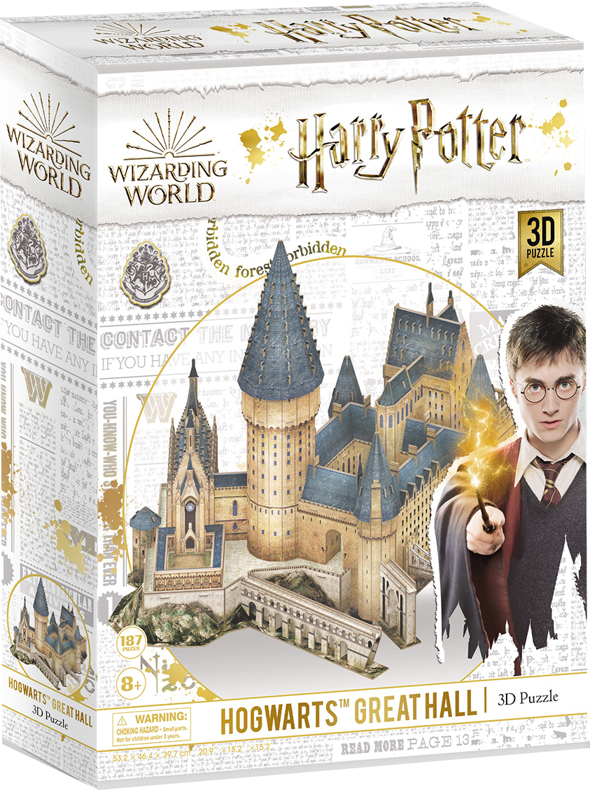 

Трехмерная головоломка-конструктор Cubic Fun Хогвартс Большой зал Harry Potter (DS1011h) (6944588210113)