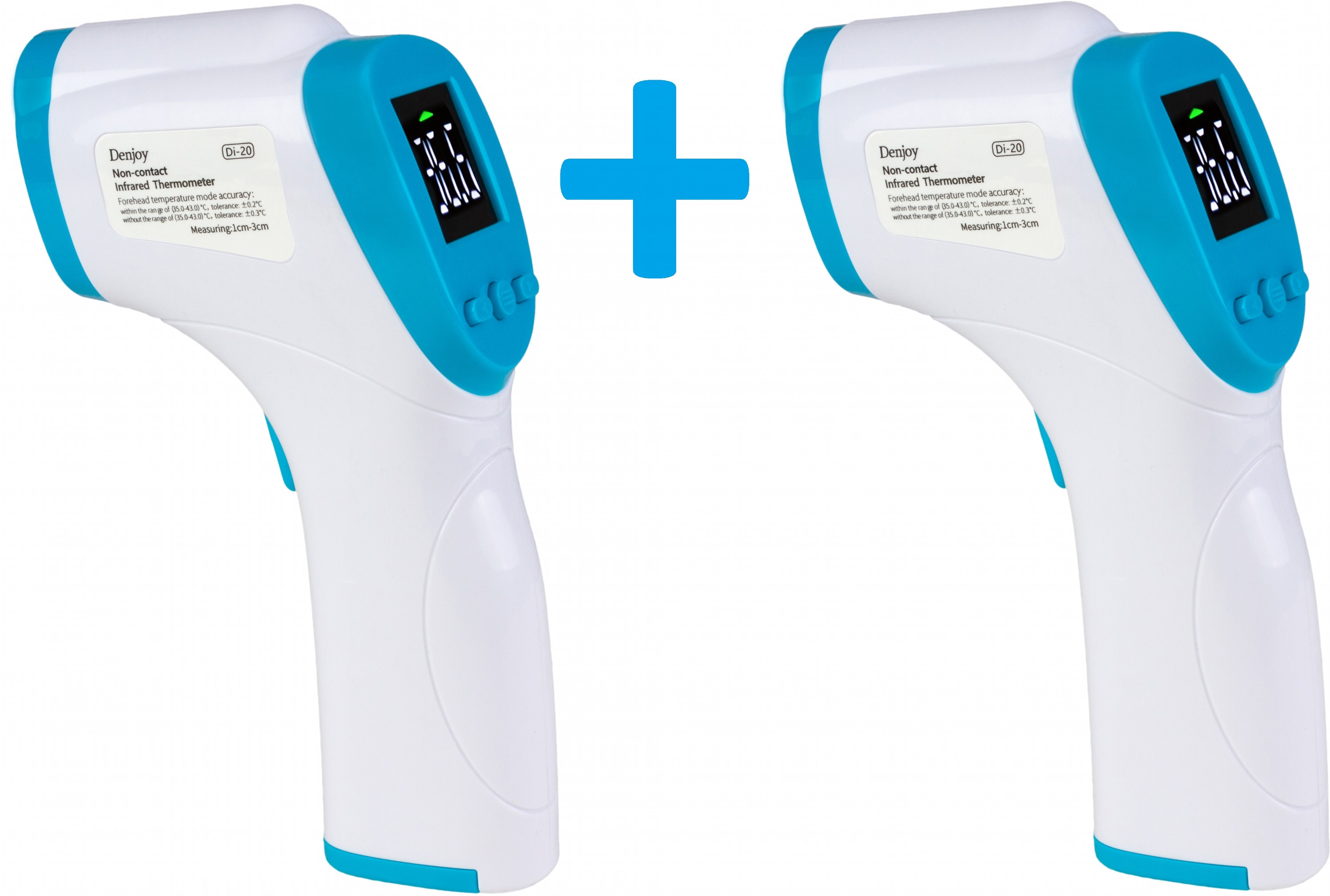 

Бесконтактный инфракрасный термометр AHealth Di-20 white-blue 2 шт
