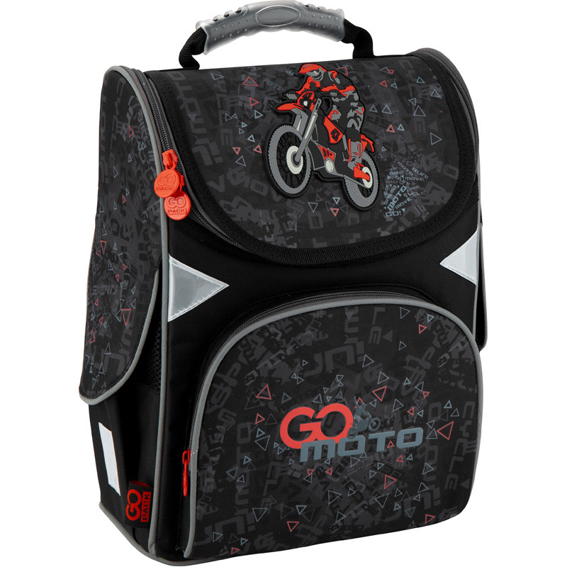 

Рюкзак школьный GoPack Education каркасный GO20-5001S-11 Go Moto