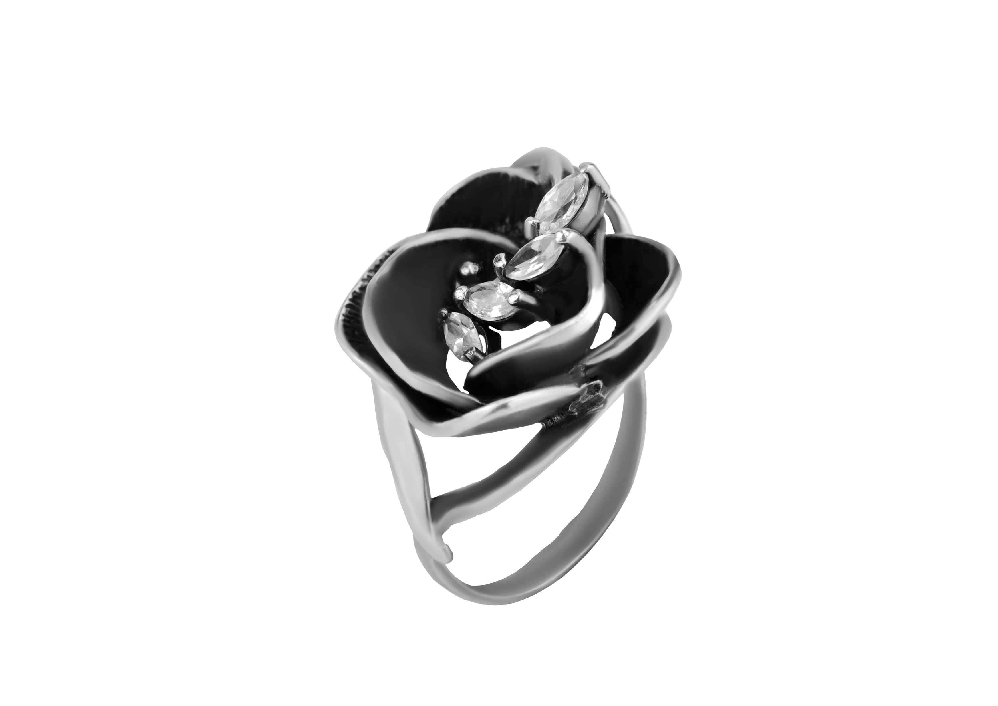 

Кольцо серебряное с цирконием эксклюзивное Карнавал 100986, 19.5 размер