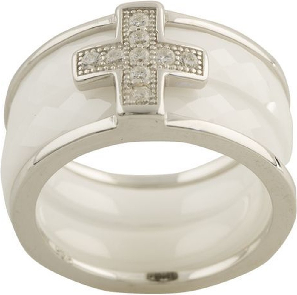 

Серебряное кольцо SilverLine с , керамикой 1150382 18.5 размер, 18.5 размер