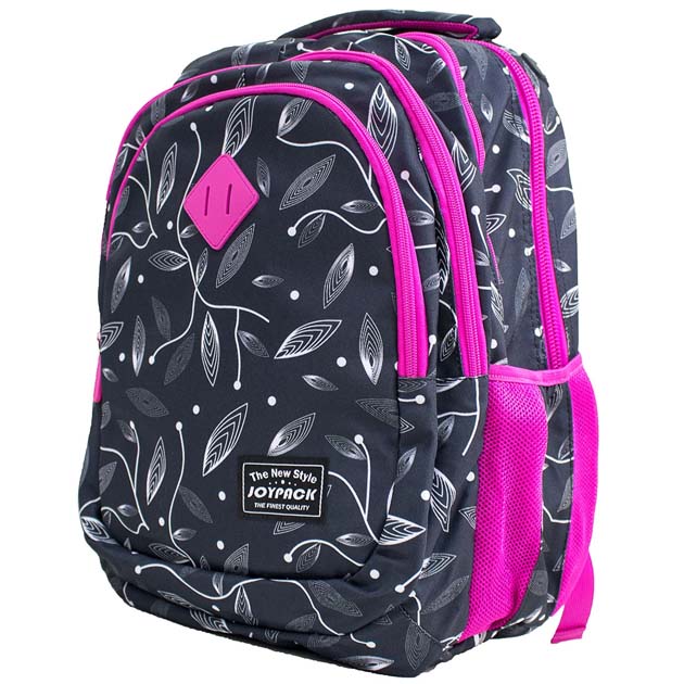 

Рюкзак-орт. "JO/Joypack" /SE-0042/ "Leaves" 4 від., отв/ навуш., від/ноут 44*30*18см