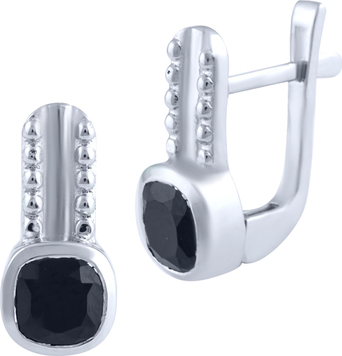 

Серебряные серьги SilverBreeze с натуральным ониксом 1893524, размер