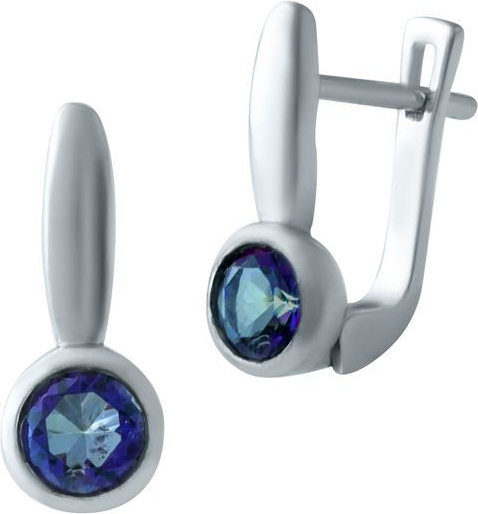 

Серебряные серьги SilverBreeze с натуральным мистик топазом 1931844, размер
