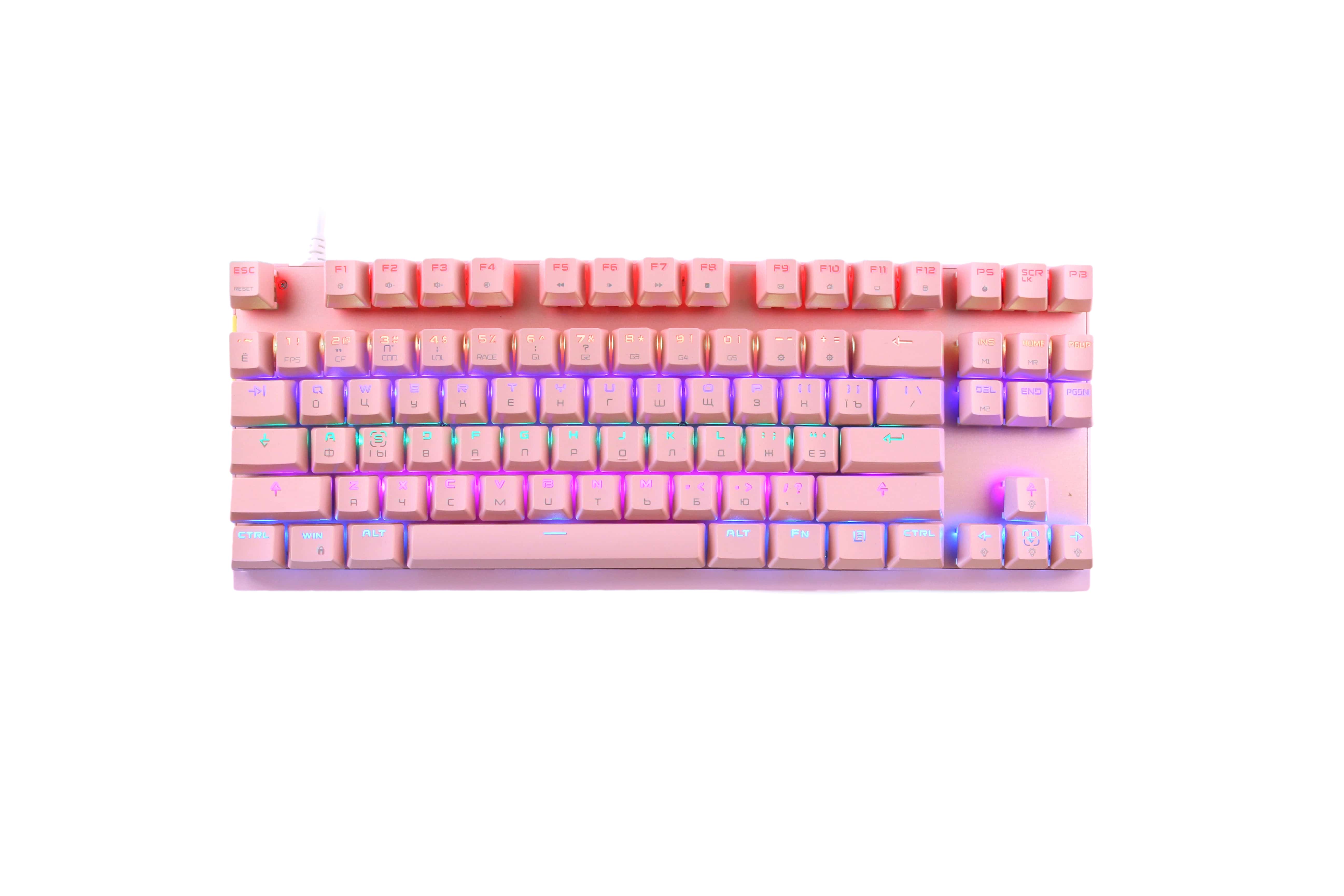 

Клавиатура Motospeed K82 Hot-Swap Outemu Red (mtk82phsr) Pink USB