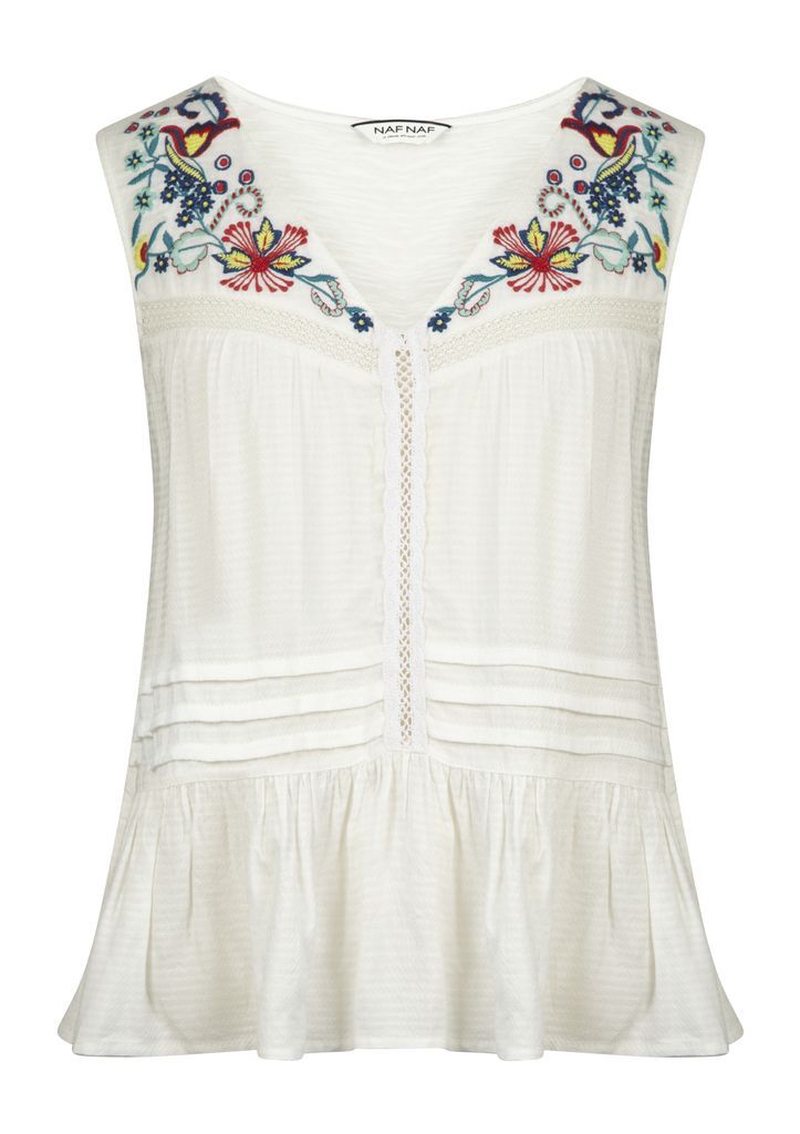 

Блуза Naf Naf 38 Белый KENT13