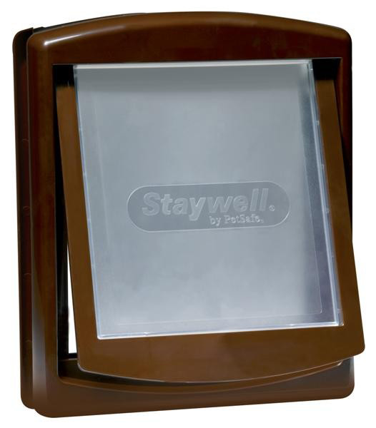 

Дверцы для собак средних пород до 18кг Original 352х294мм, коричневые Staywell