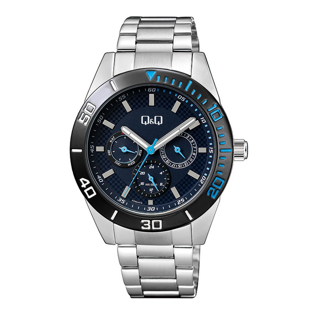 

Q&Q AA42J412Y Silver-Black