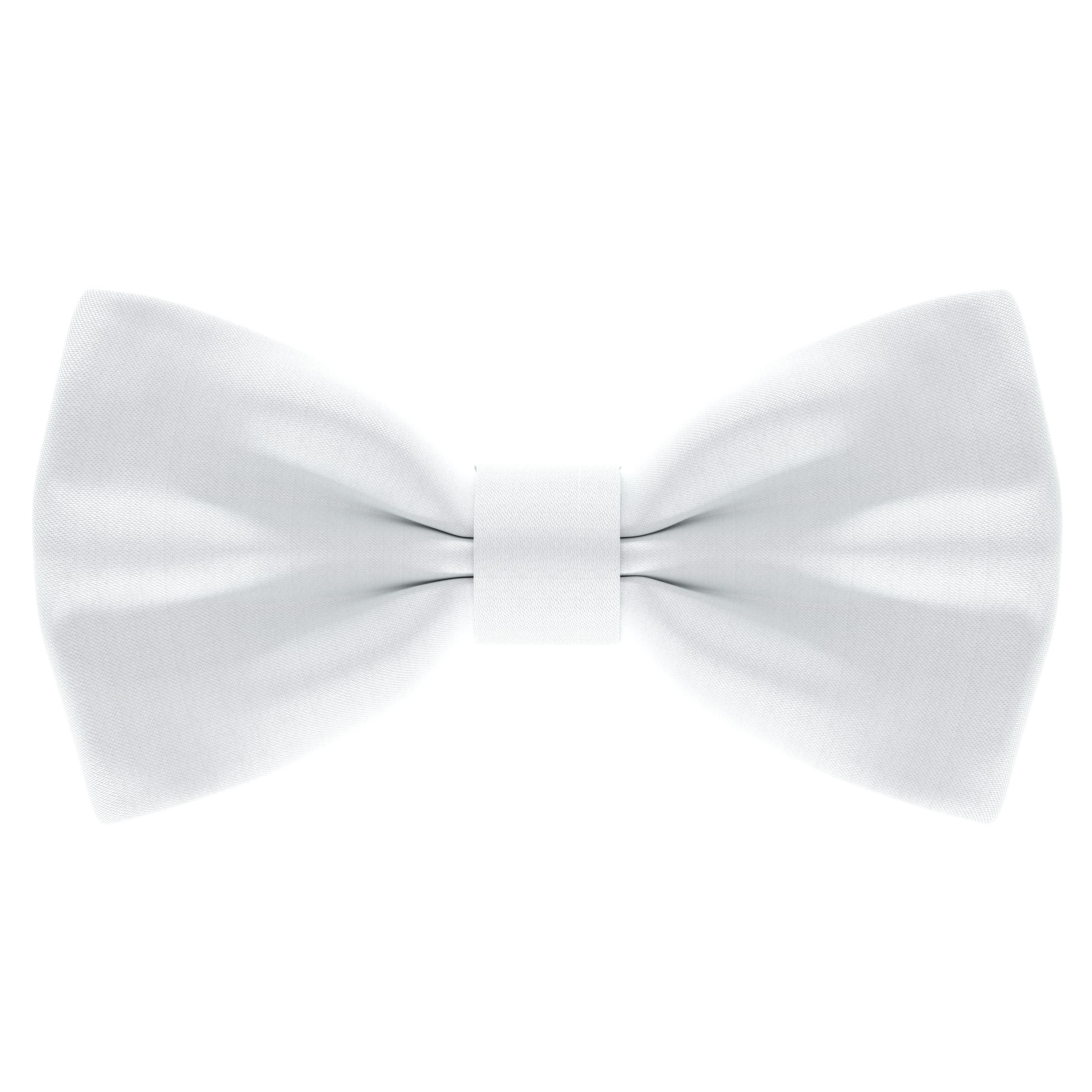 

Бабочка Bow Tie House атласная белого цвета маленькая 10027S