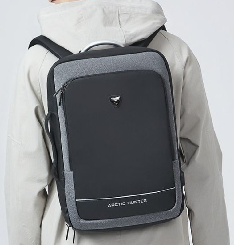 

Стильный городской рюкзак Arctic Hunter с отделением для ноутбука 15 - 17" Grey