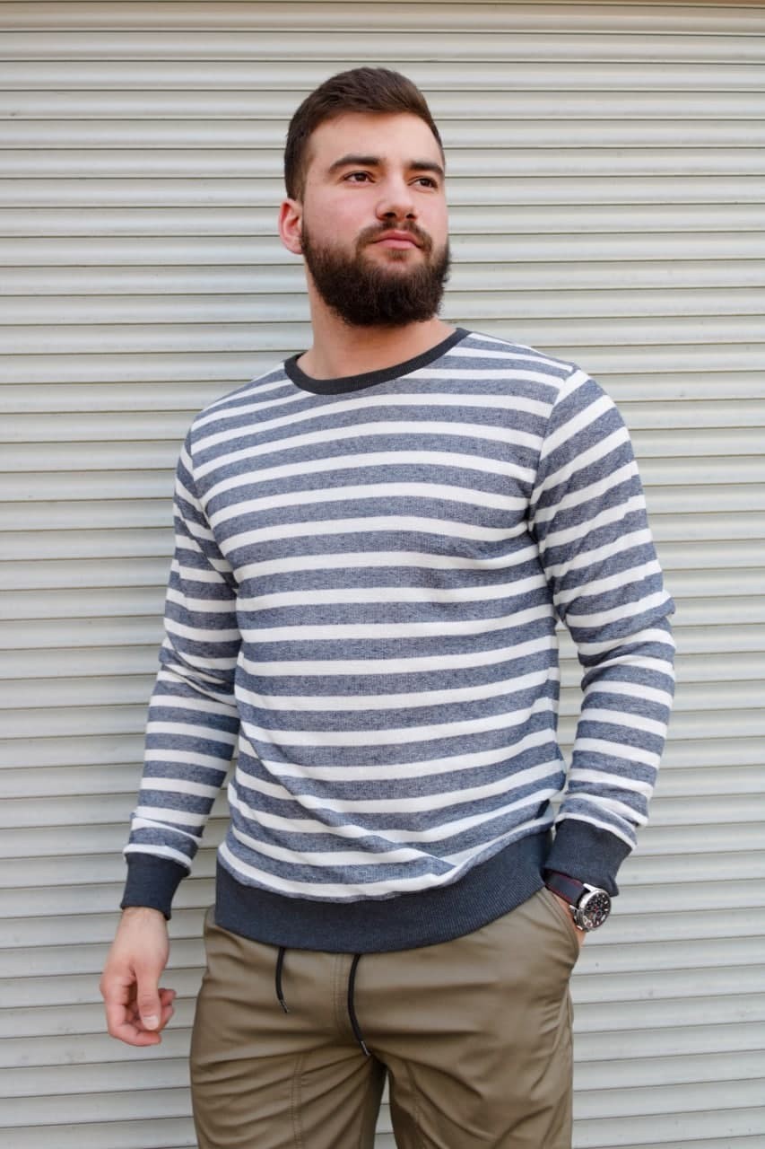 

Свитшот R.A. Striped  полосатый 1423, Свитшот R.A. Striped XL полосатый 1423-XL