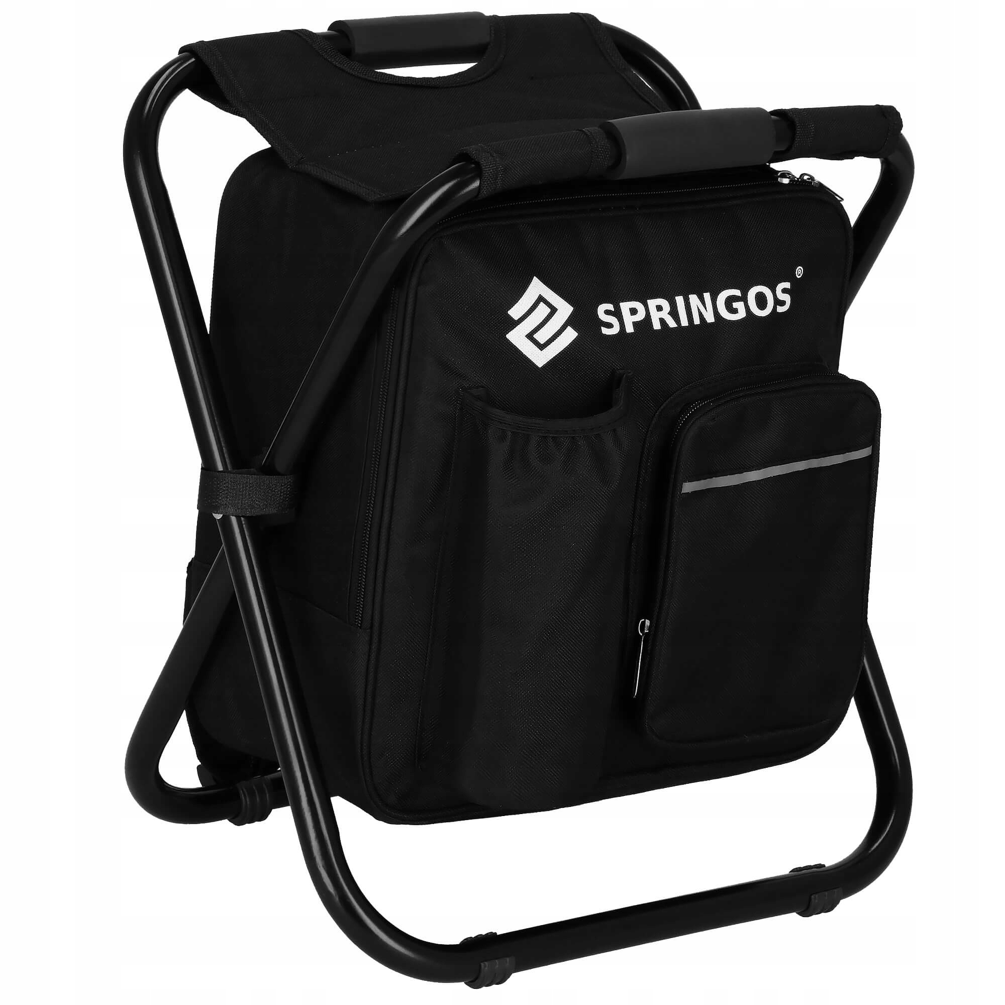 

Складной туристический стул 42,5х36х28 см Springos Черный (2000001567494)