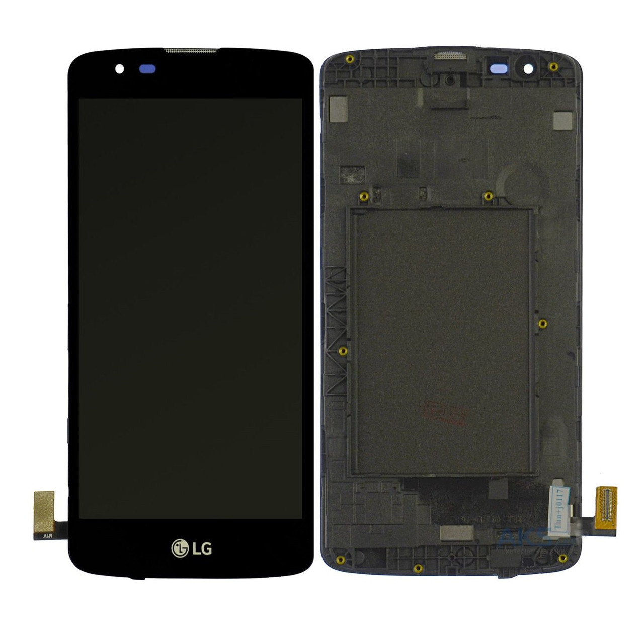 

Дисплей для мобильного телефона LG K8/K350E/K350N/Phoenix 2, черный, с тачскрином, с рамой, [High Copy]
