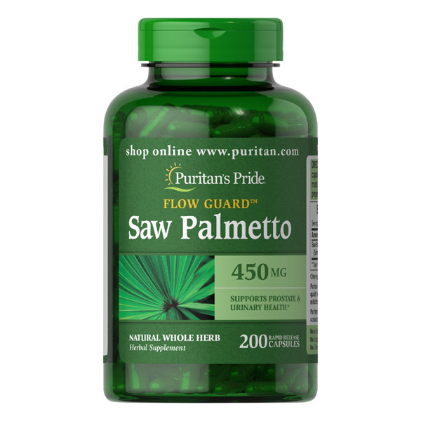

Витамины Puritan's Pride Saw Palmetto 450 мг 200 капсул