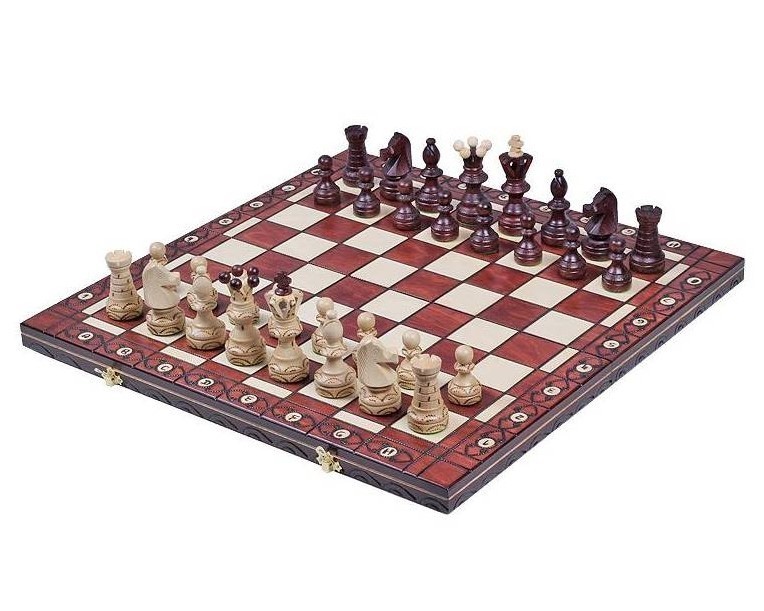 

Интерьерные шахматы натуральное дерево подарочные сувенирные MADON AMBASSADOR INTERIOR 54 на 54 см MD128