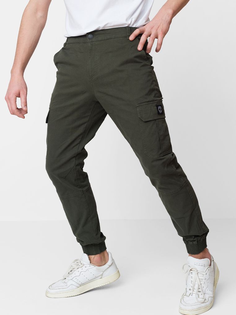 

Брюки карго джоггеры BEZET Basic 0574  Khaki, Брюки карго джоггеры BEZET Basic 0574 M Khaki