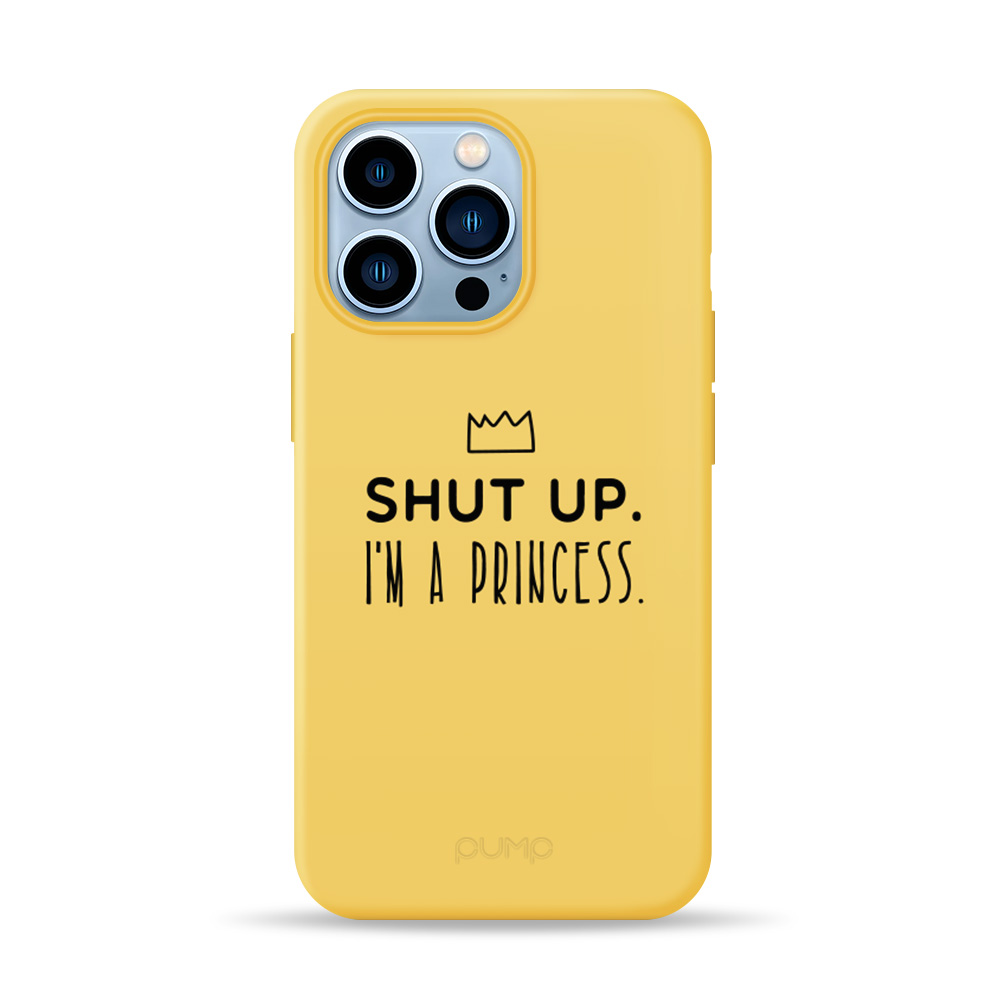 

Чехол для iPhone 12 Pro MAX Pump Silicone Minimalistic Case I'm a Princess