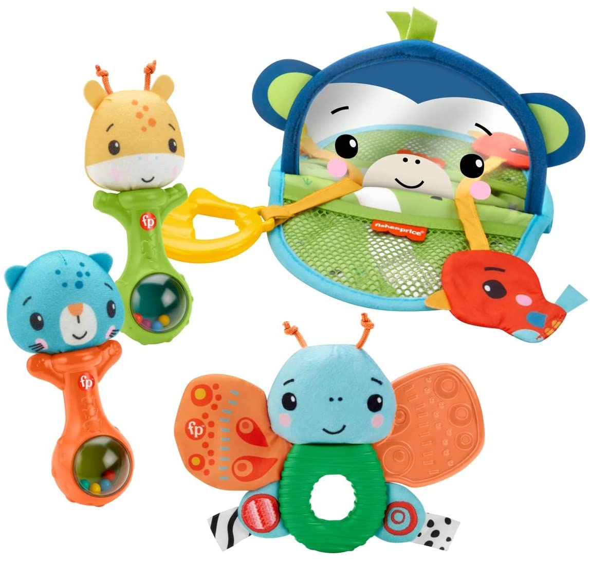 

Игровой набор Фишер Прайс Развитие ощущений Fisher-Price Hello Senses Play Kit (HFJ92)