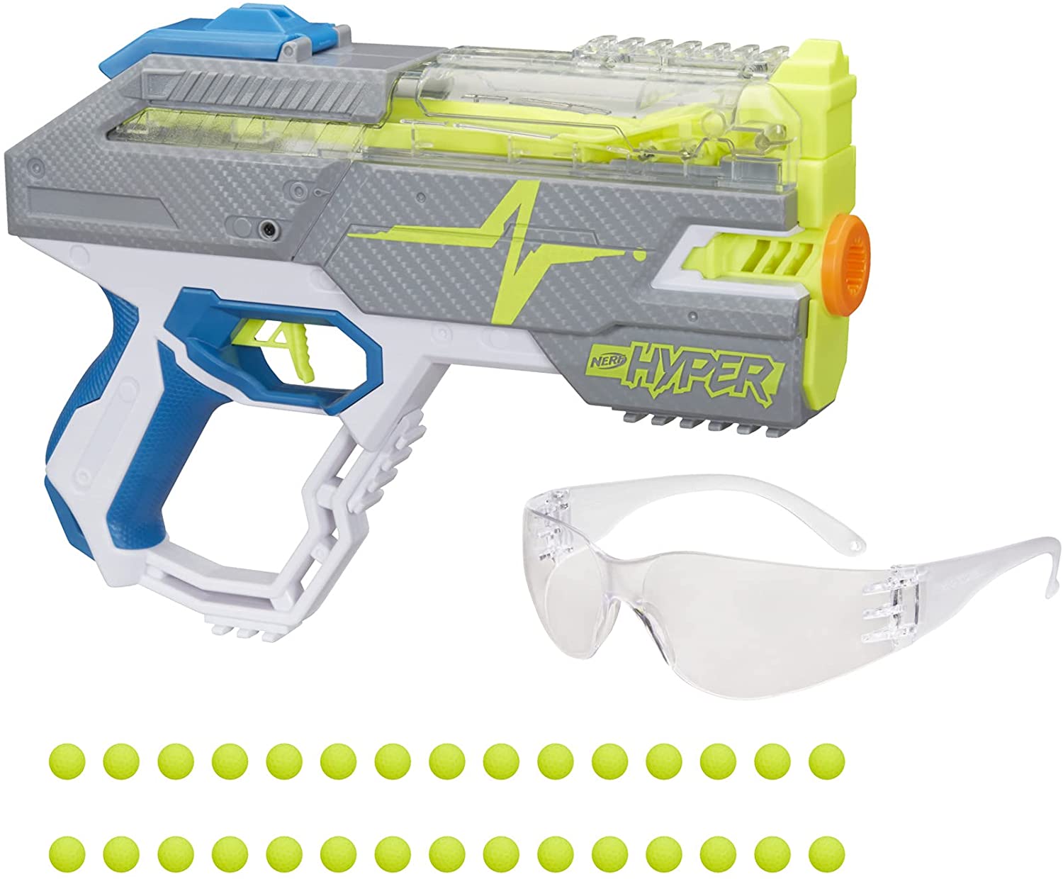 

Бластер Нерф Гипер Раш Nerf Hyper Rush-40 Pump-Action Blaster Hasbro (E8912)