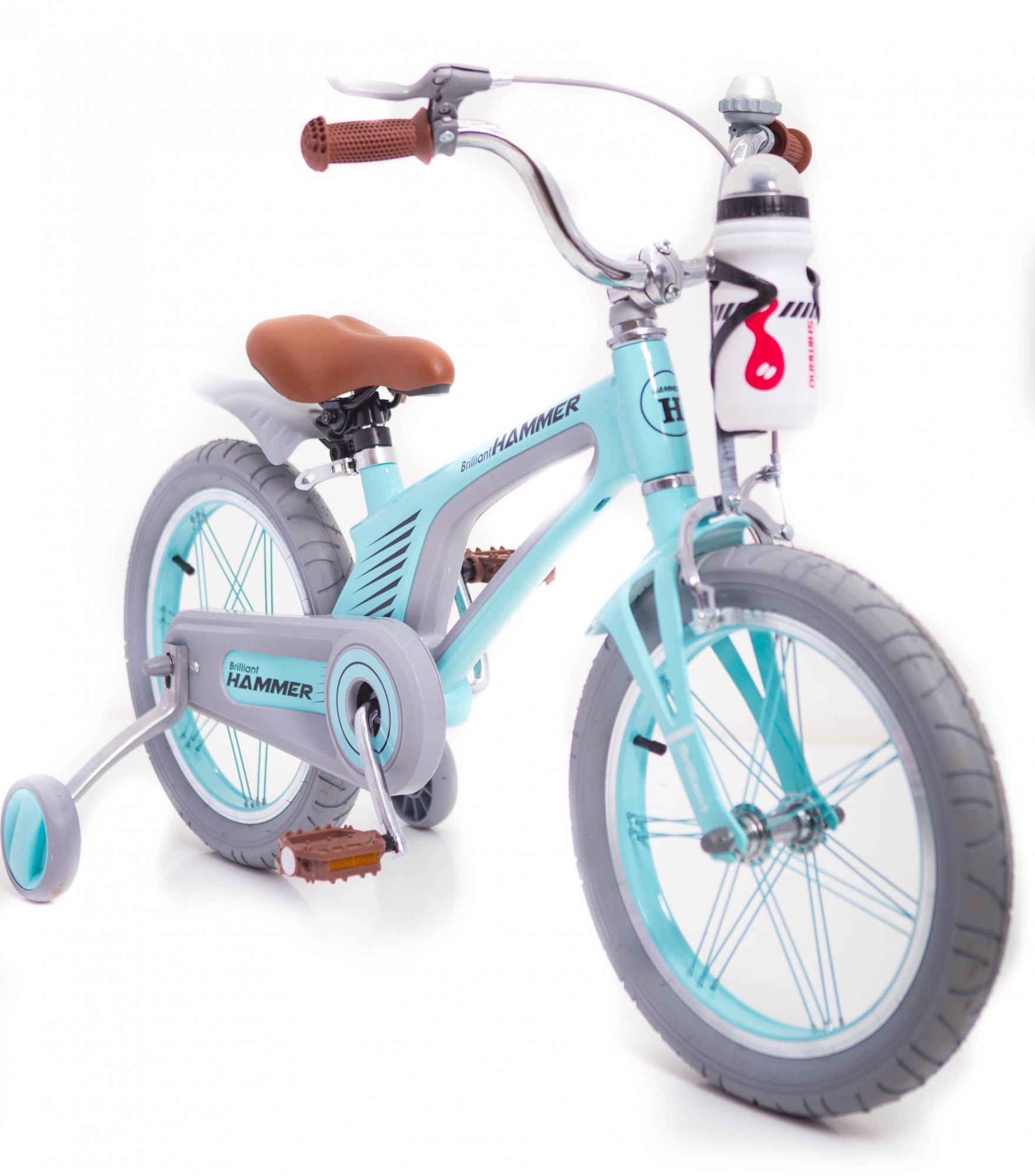 

Детский магниевый велосипед Hammer Brilliant HMR-880 Spoke Candy Бирюзовый 16 дюймов
