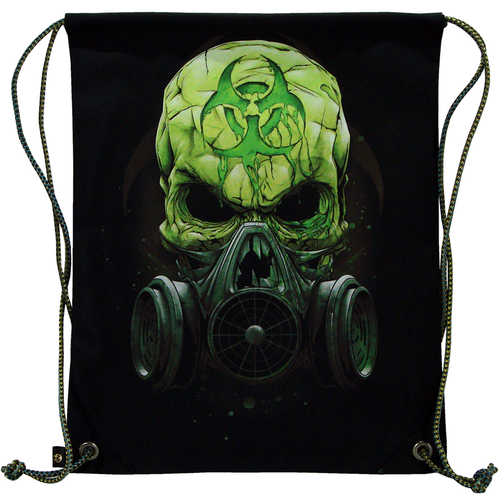 

Рюкзак-мешок AMG Biohazard green двухсторонний ART 5025