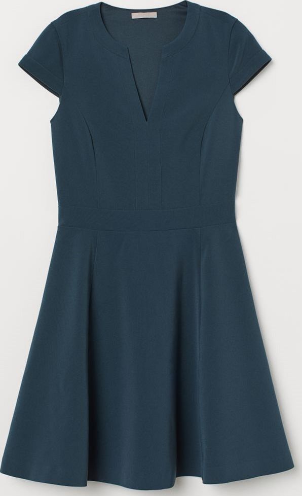 

Платье H&M 0706365 38 Темно-зеленое