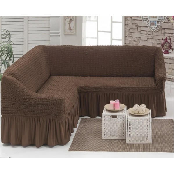 

Чехол для углового дивана Home Collection Evibu Турция Кофейный (NT-10412)