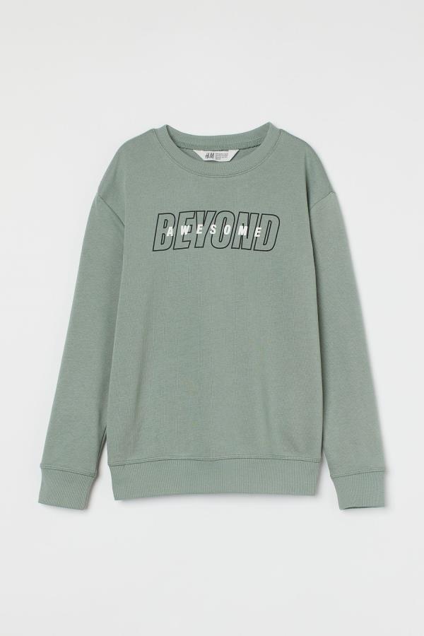 

Світшот H&M пх6685 зелений 146-152