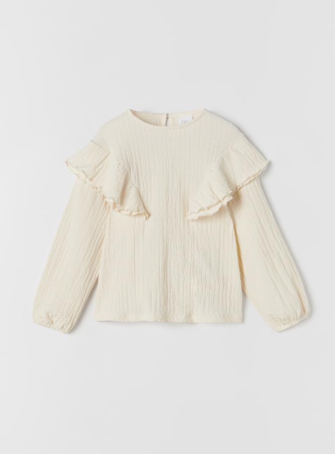 

Блуза Zara пд6688 молочна 134