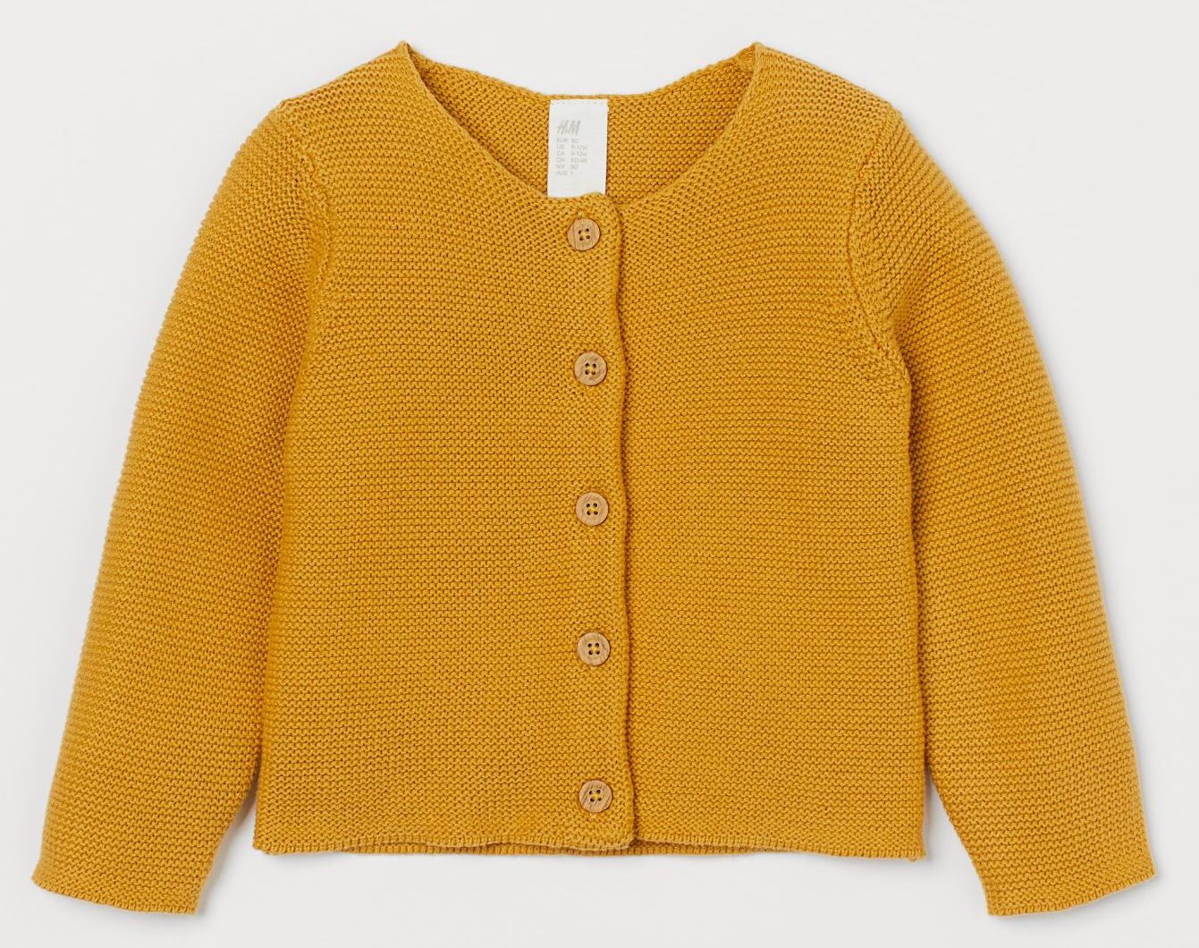 

Кофта H&M 2610-7427720 68 см Горчичная (hm00936887434)