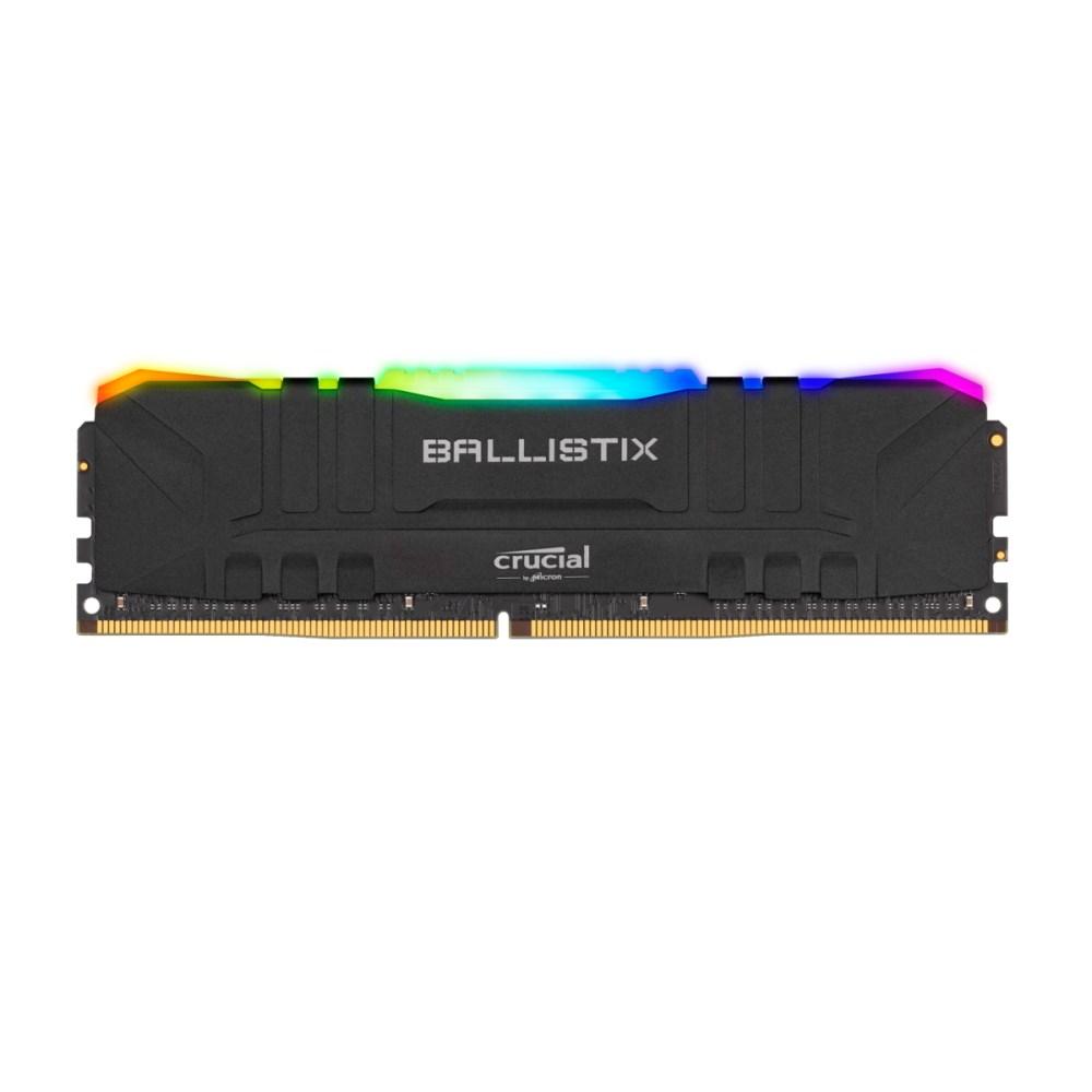 

Модуль памяти Crucial DDR4 8Gb Ballistix RGB Black 3600 MHz (BL8G36C16U4BL)