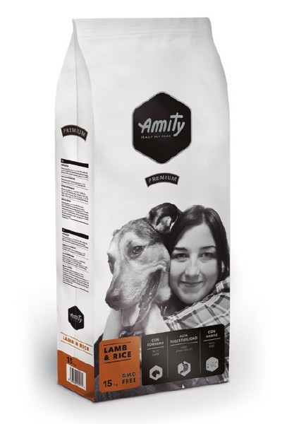 

Корм диетический для собак с ягненком и рисом AMITY Lamb&Rice 15кг/уп 471LAMB