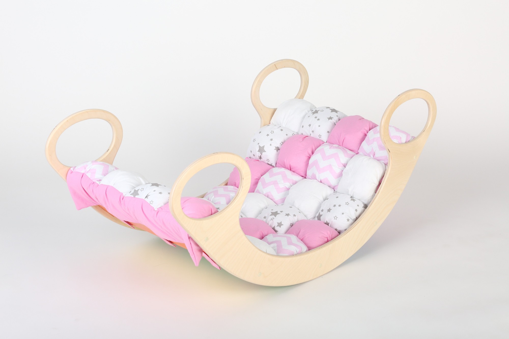 

Детская качалка-кроватка UKa-CHaka multi maxi pink bom