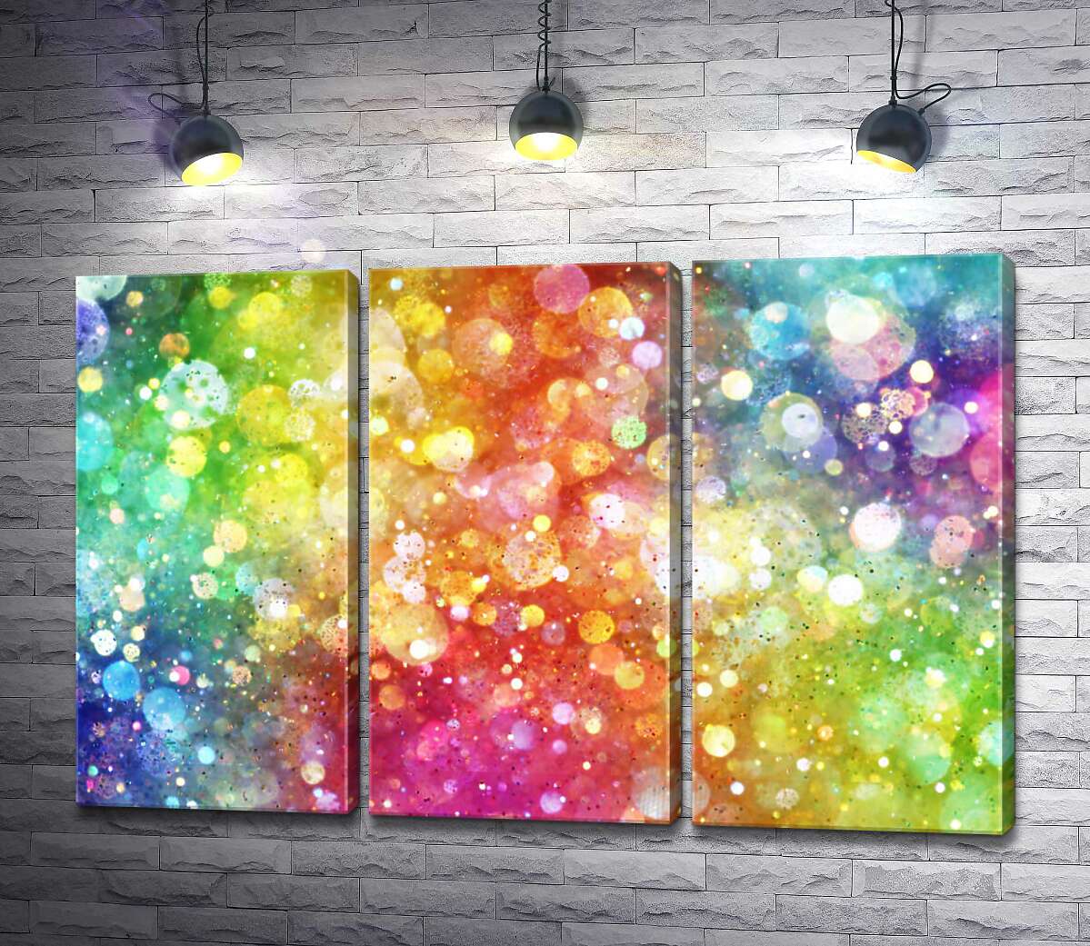 

Модульная картина ArtPoster Блеск радужных оттенков 102x67 см Модуль №11