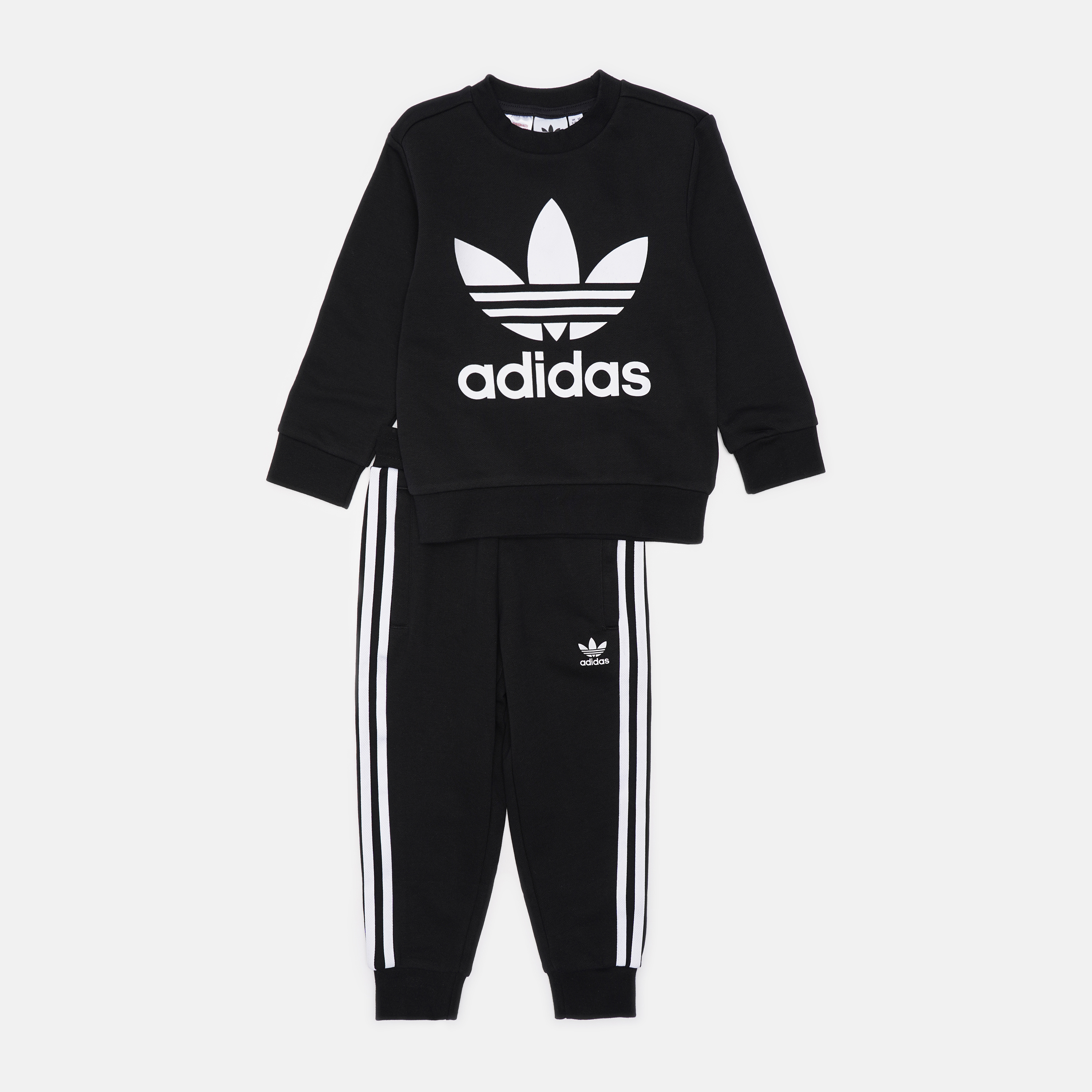 

Спортивный костюм детский Adidas Crew Set H25250 116 см Black/White