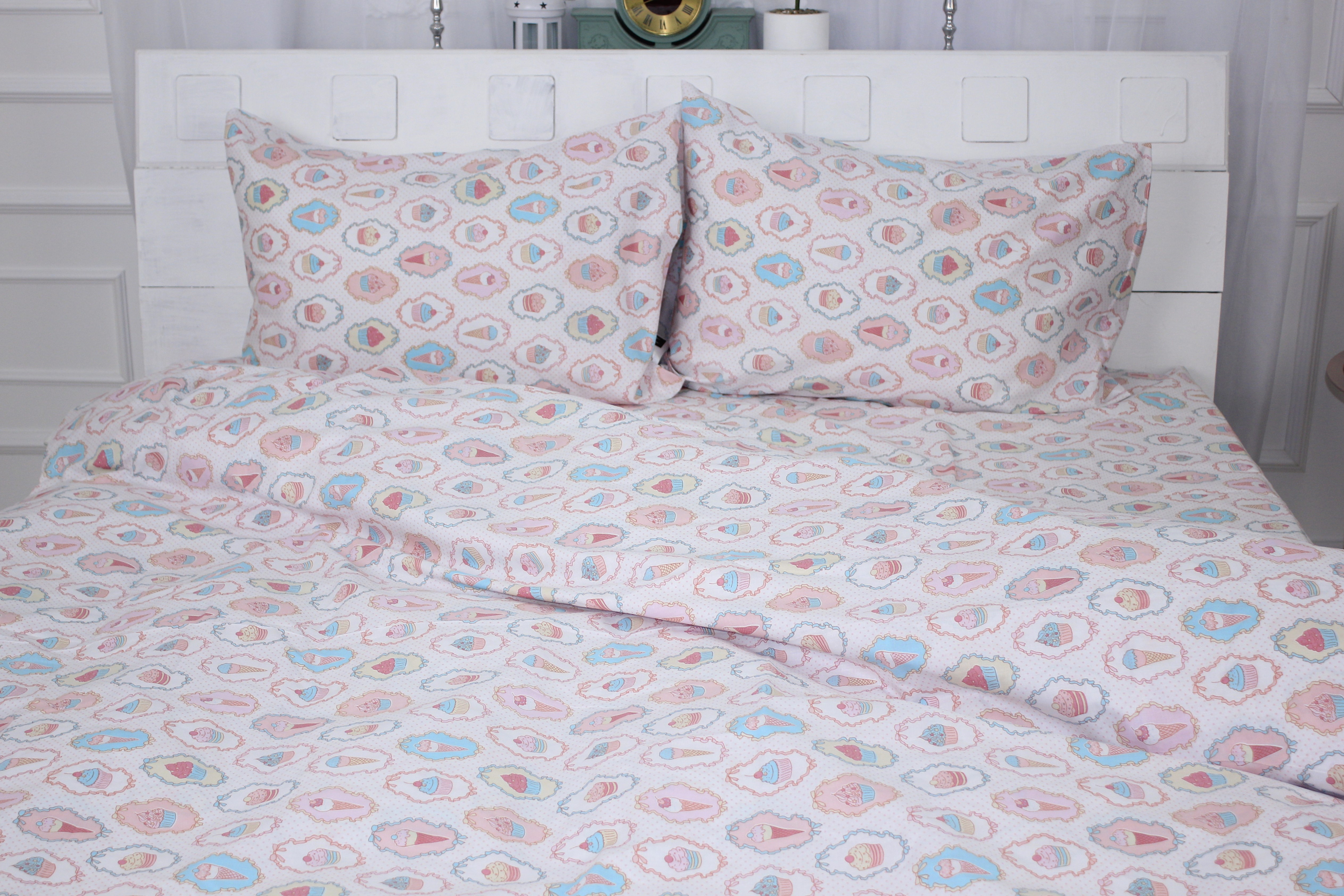 

Простынь MirSon Ranforce Elite 17-0400 Nyami 200x220 см