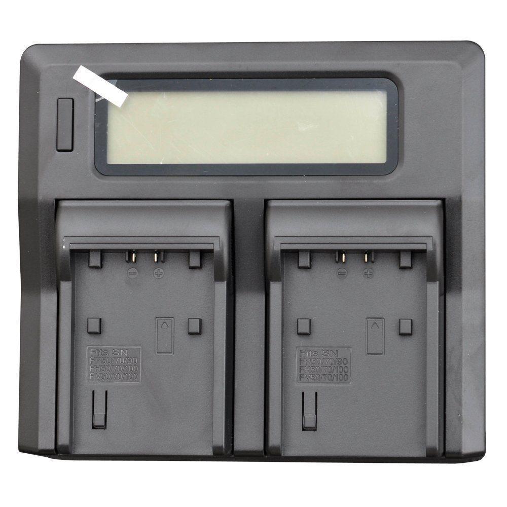 

Зарядное Alitek LCD Dual для 2-х аккумуляторов Sony NP-FV100 / FV70 / FV50, NP-FH100 / FH50 / FH40, NP-FP90