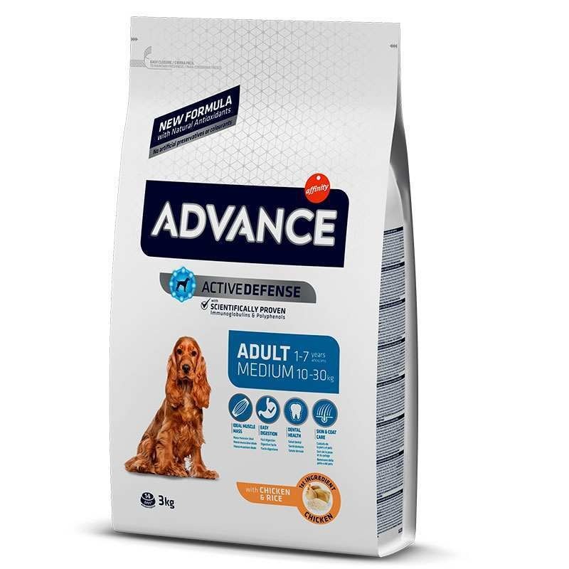 

Сухой корм для собак средних пород Advance Medium Adult 3 кг