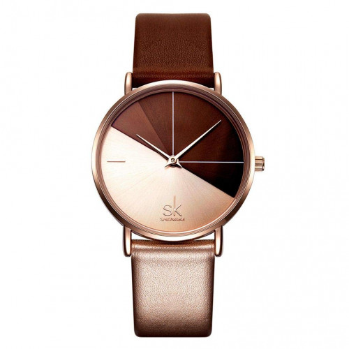 

Женские часы Shengke Duos Brown
