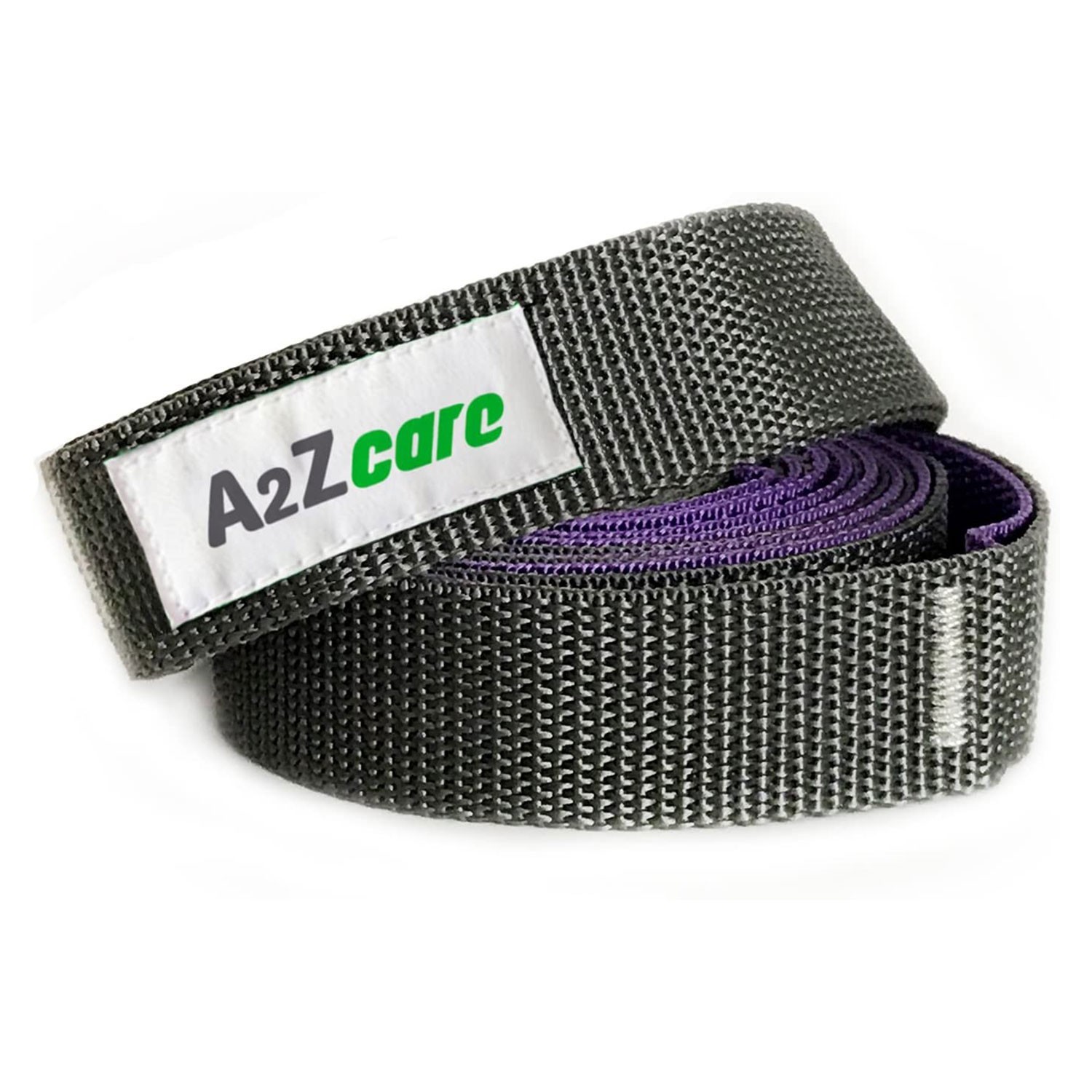 

Ремень для йоги и растяжки A2ZCARE Yoga Strap Purple/Gray (10 петель)