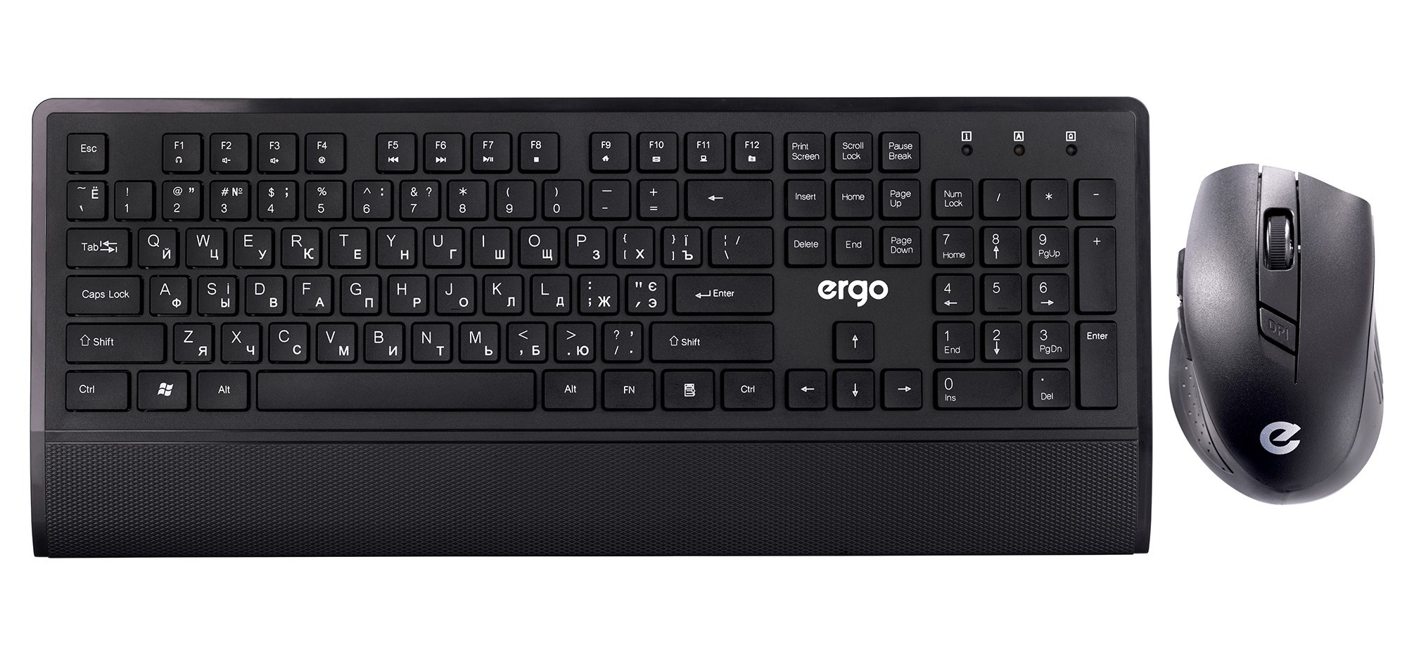 

Комплект Ergo KM-650WL Black