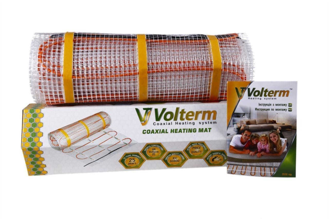 

Мат нагревательный Volterm в стяжку 7.9 m2 d4 mm 1350W 18W/м Hot Mat