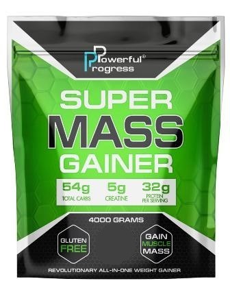 

Гейнер Powerful Progress Super Mass Gainer 4000g Crème brulee