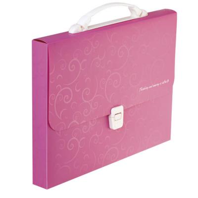 

Папка - портфель Buromax A4/35мм, BAROCCO, pink (BM.3719-10). 57646